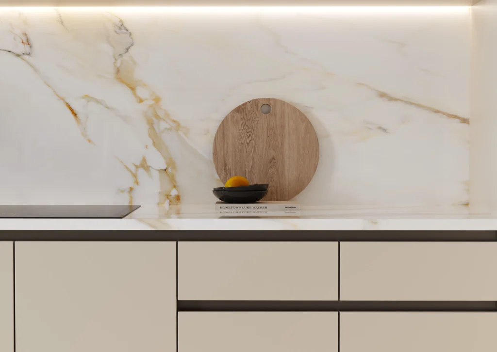 piedra sinterizada en cocina
